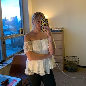 Off shoulder top